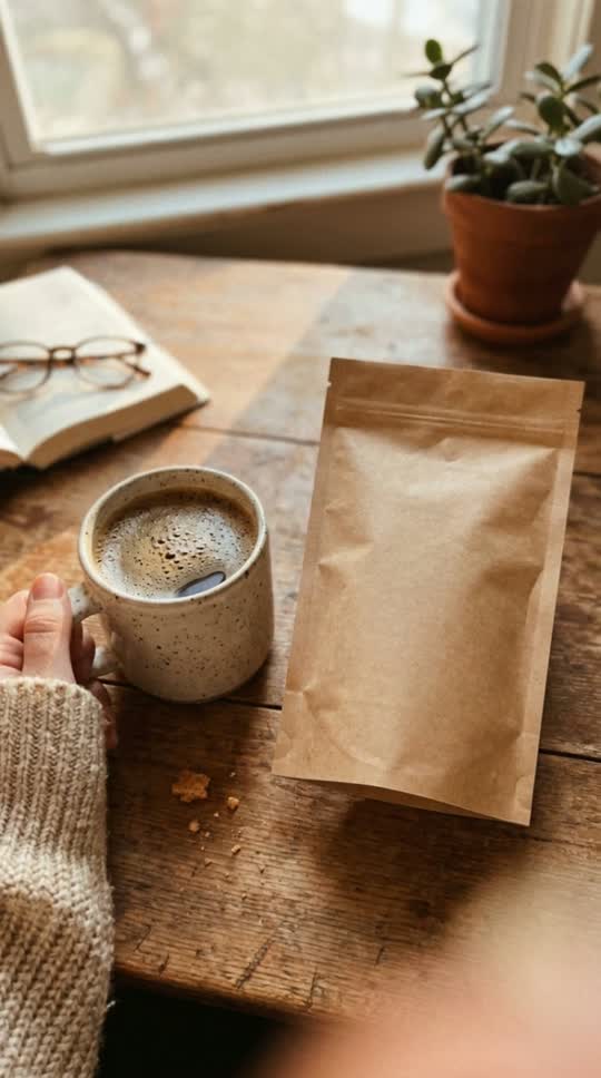 Mushroom coffee preview poster